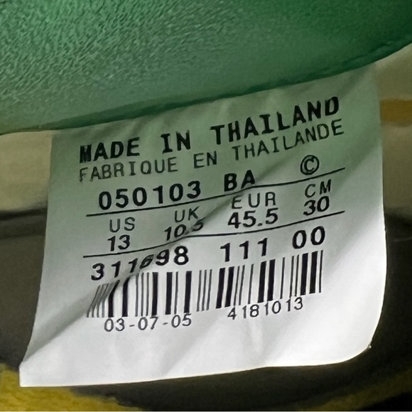 Vintage Nike Blazer Mid 73 Brazil White Classic Deadstock Shoes Size W13 M11.5 - Picture 12 of 13